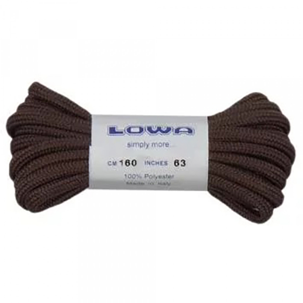 Шнурки LOWA Zephyr 160 cm Dark Brown Шнурки LOWA Zephyr 160 cm Dark Brown - фото-1