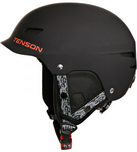 Tenson шолом Park Jr black-red 50-54 - фото