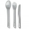 Lifeventure виделка, ложка, ніж Ellipse Cutlery light grey - фото-1