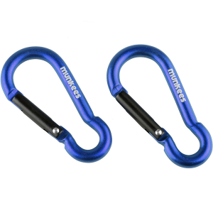 Карабін Munkees Pear, 5 мм x 50 мм, пара, Dark Blue - фото