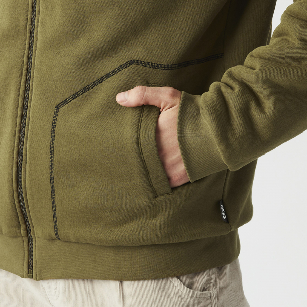 Picture Organic толстовка Basement Plush Zip tobacco XL - фото