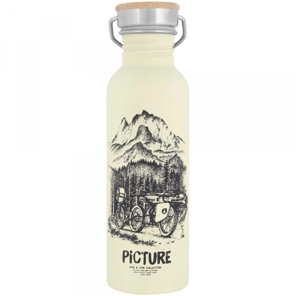 Picture Organic фляга Hampton white D&S bike - фото-1
