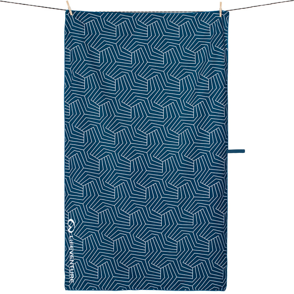 Lifeventure рушник Soft Fibre Printed Navy Giant - фото-1