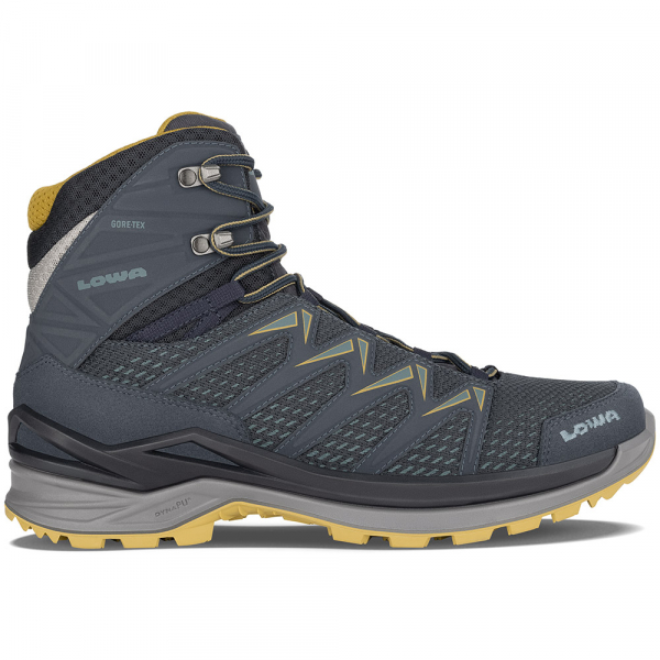 Черевики LOWA Innox Pro GTX MID Steel Blue-Mustard - фото-1