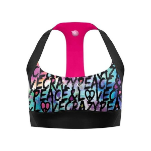 CRAZY Топ жіночий LIGHTNING WOMAN P&amp;L BLACK XS - фото