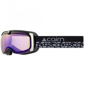 Маска гірськолижна Cairn Pearl Evolight, mat black-purple leopard - фото