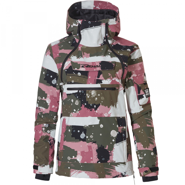 Rehall куртка Vie W 2024 camo abstract rose L - фото-1