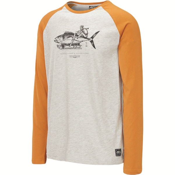 Picture Organic реглан Moment LS T grey melange XXL - фото-1