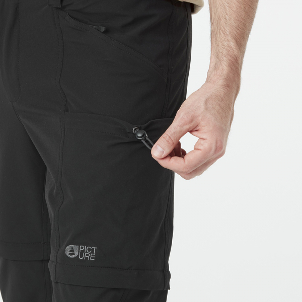 Брюки трекінгові Picture Organic Outif 2in1 Stretch, Black - фото