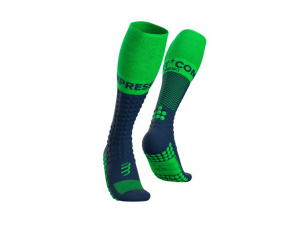 CS Гольфи Skimo Full Socks, Blue/Lime, T1 - фото