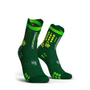 CS Шкарпетки Pro Racing Socks V3.0 Trail, Green/Yellow, T1 - фото