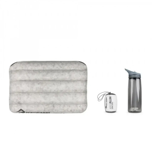 Подушка надувна Aeros Down Pillow Large, Grey - фото