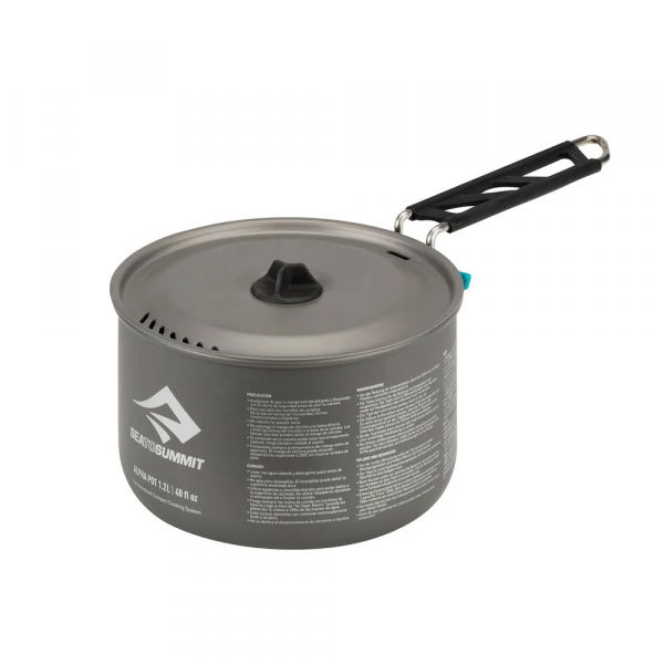 Алюмінева кастрюля з складною ручкою Alpha Pot - фото