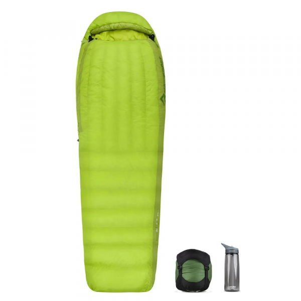 Спальник Ascent AcI 2019 Left Zip, Lime/Moss, Long - фото-1