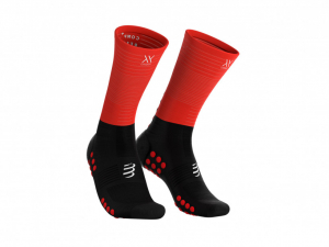 CS Шкарпетки Mid Compression Socks, Black/Red, T1 - фото
