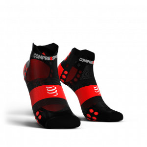 CS Шкарпетки Pro Racing Socks V3.0 Ultralight Run Low, Black/Red, T1 (Old) - фото