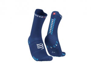 CS Шкарпетки Pro Racing Socks V4.0 Run High, Sodalite/Fluo Blue, T2 - фото