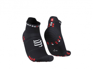 CS Шкарпетки Pro Racing Socks V4.0 Run Low, Black/Red, T1 - фото