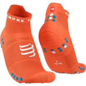 CS Шкарпетки Pro Racing Socks V4.0 Run Low, Orangeade/Fjord Blue, T1 - фото