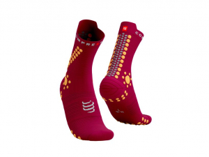 CS Шкарпетки Pro Racing Socks V4.0 Trail, Persian Red/Blazing Orange, T3 - фото