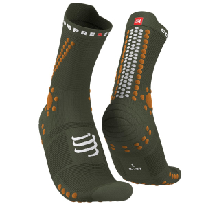 CS Шкарпетки Pro Racing Socks V4.0 Trail, Rf Green/Dk Cheddar, T2 - фото