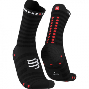 CS Шкарпетки Pro Racing Socks v4.0 Ultralight Run High, Black/Red, T4 - фото