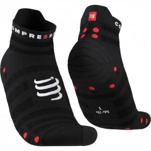 CS Шкарпетки Pro Racing Socks v4.0 Ultralight Run Low, Black/Red, T3 - фото