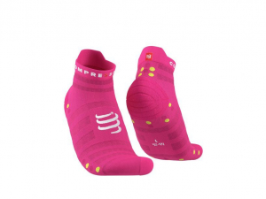 CS Шкарпетки Pro Racing Socks V4.0 Ultralight Run Low, Fluo Pink/Primerose, T2 - фото