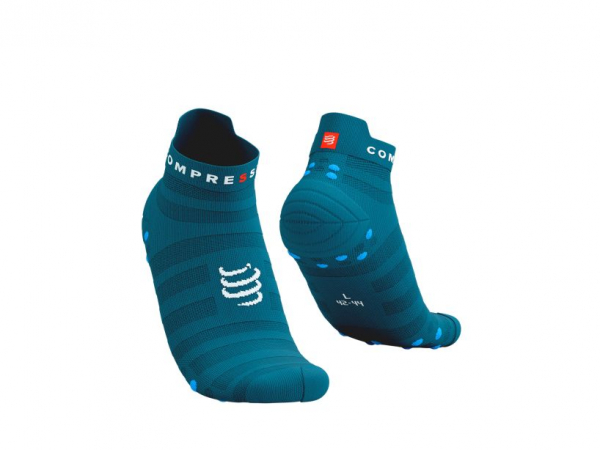CS Шкарпетки Pro Racing Socks V4.0 Ultralight Run Low, Shaded Spruce/Hawaiian Ocean, T2 - фото-1