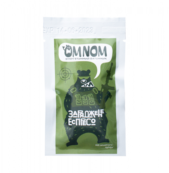 Батончик енергетичний OMNOM заряджене еспресо - фото-1