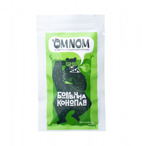 Батончик енергетичний OMNOM бомбічна конопля - фото