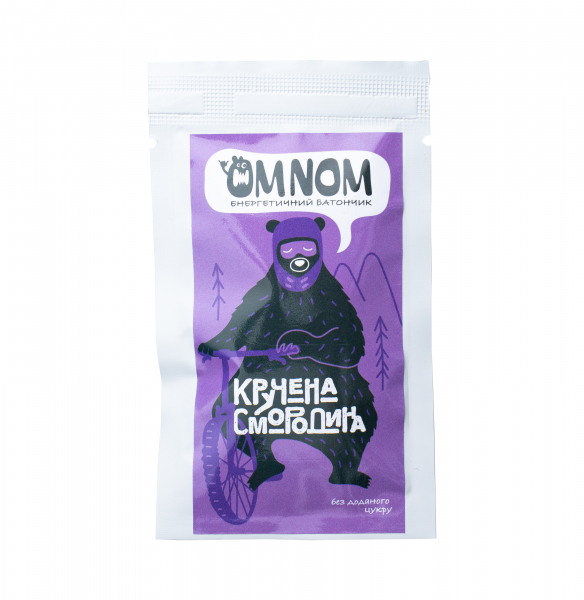 Батончик енергетичний OMNOM кручена смородина - фото-1