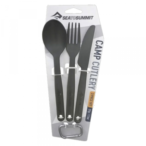 Набір ложка, виделка, ніж Camp Cutlery Set - фото-1