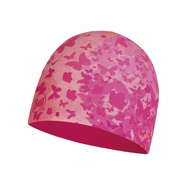 CHILD MICROFIBER & POLAR HAT butterfly pink (CHILD MICROFIBER & POLAR HAT butterfly pink) - фото-1