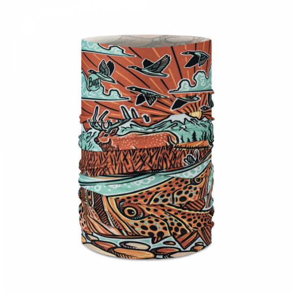 Coolnet UV Casey Underwood  Trout Scape Multi хустка на шию - фото-1