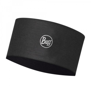 Пов'язка на голову Buff Coolnet UV+ Headband, Solid black - фото