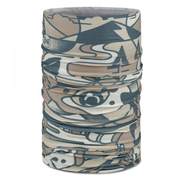 Шарф-труба Buff Coolnet UV, Lake River Multi - фото-1