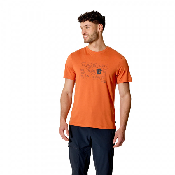 Футболка чоловіча Rab Crimp Block Title Tee - фото