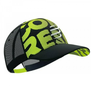CS Картуз із сіткою Trucker Cap Flash, Black/Fluo Yellow - фото