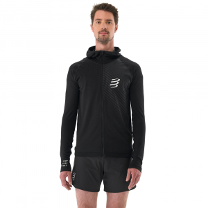 CS Кофта 3D Thermo Seamless Hoodie Zip - SwimBikeRun 2023, Black/Evening Primrose, L - фото