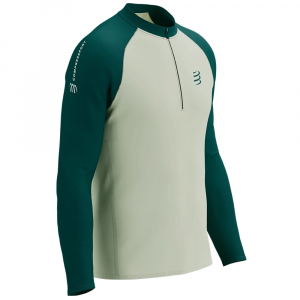 CS Кофта Trail HZ LS Tshirt M, Sugar/Shadow Lime, M - фото