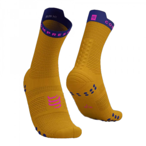 CS Шкарпетки Pro Racing Socks v4.0 Run High, Saffron/Dazz Blue, T2 - фото