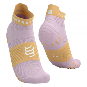 CS Шкарпетки Pro Racing Socks V4.0 Run Low, Roseate/Buff Orange, T3 - фото
