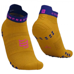 CS Шкарпетки Pro Racing Socks v4.0 Run Low, Saffron/Dazz Blue, T3 - фото