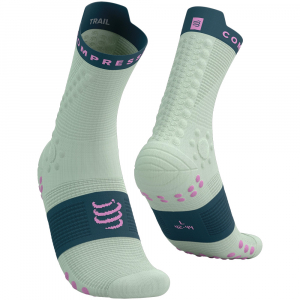 CS Шкарпетки Pro Racing Socks v4.0 Trail, Aqua/Stargazer/Cyclamen, T3 - фото