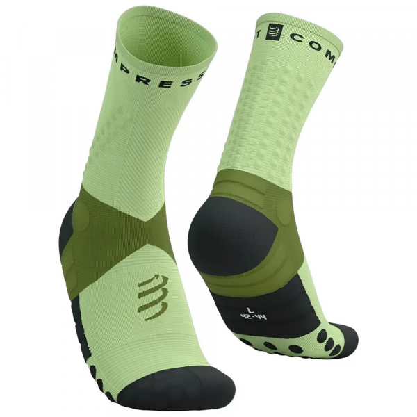 CS Шкарпетки Ultra Trail Socks V2.0, Woodbine/Shadow Lime, T4 - фото-1