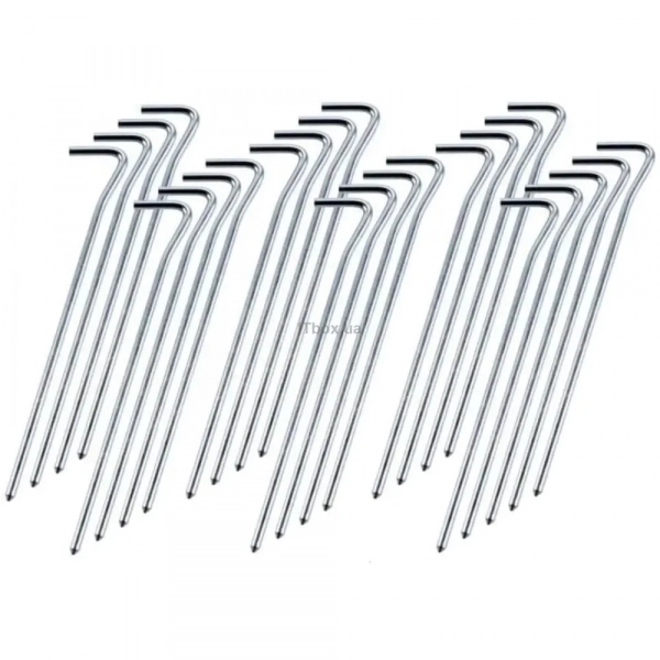 Кілочки алюмінієві для наметів Turbat Stakes (25 шт.) - фото