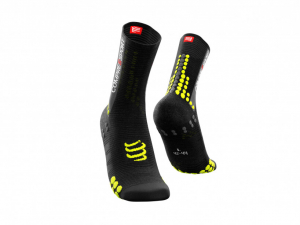 CS Шкарпетки Pro Racing Socks V3.0 Bike, Black/Acid Yellow, T1 - фото