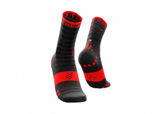 CS Шкарпетки Pro Racing Socks V3.0 Ultralight Run High, Black/Red, T3 - фото