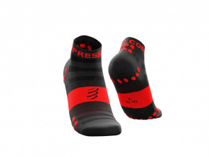 CS Шкарпетки Pro Racing Socks V3.0 Ultralight Run Low, Black/Red, T1 - фото
